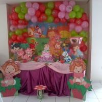 decoração moranguinho baby