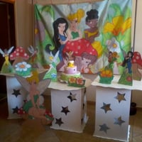 decoração tinker bell,acompanha arco de balão