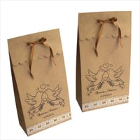 Saco kraft com monograma