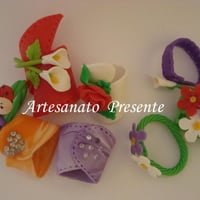 Porta guardanapo em biscuit