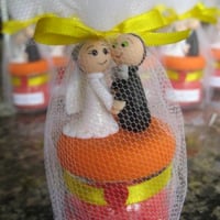 Lembrancinhas (potinho com sais de banho)