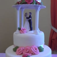 Bolos de casamento cenográfico