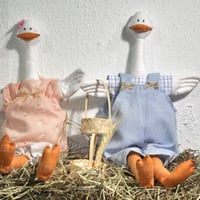 Festa fazendinha - Casal de marrecos de pano