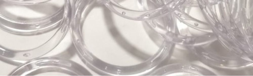 200 Argolas Transparentes/cristal para balões de gás hélio