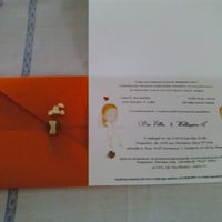 Convite de casamento aberto