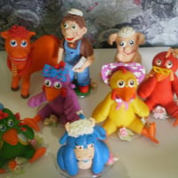 Topo de Bolo Personagens Cocoricó