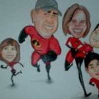 caricatura da familia