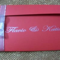 Convite de casamento Aba