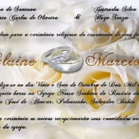 Convite de Casamento