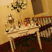 Mesa do café colonial