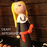 Boneca decorativa personalizada para formatura