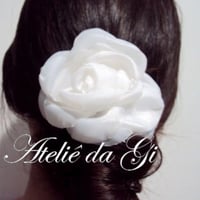 Flor de tecido para noivas
