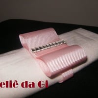Porta-guardanapos de fita gorgurão