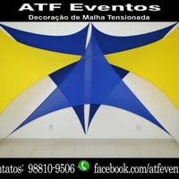 Decoração com Malha Tensionada