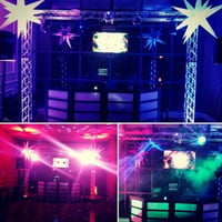 Discotecagem com Decoração, iluminação, vídeo e Box Truss.