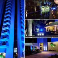 Iluminação de fachadas e decorativas