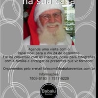 Papai Noel na sua casa
