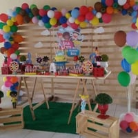 Decoracao moderna de parede de pallet