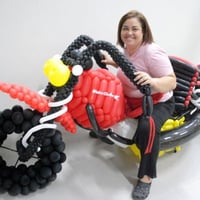 Escultura Moto