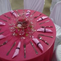 Decoração de Mesa de convidado