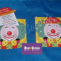 CONVITE INFANTIL - PALHAÇO
