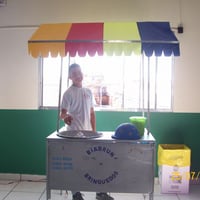 barraca de algodão doce