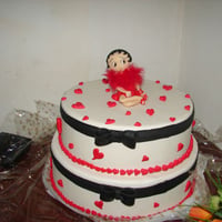 bolo falso e topo de bolo betty boop
