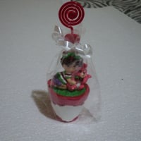 lembrancinha da moranguinho no vasinho!