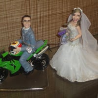 Noivos na moto