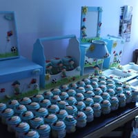 quarto de bebe em biscuit com madeira