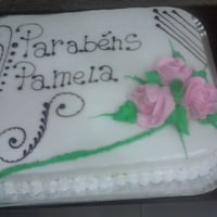 Chantilly decorado com Pasta Americana