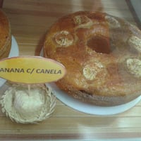 Bolo de Banana com canela