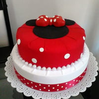 Aluguel de Bolo Minnie Vermelha Apenas R$30