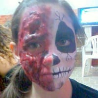 maquiagem hallowen