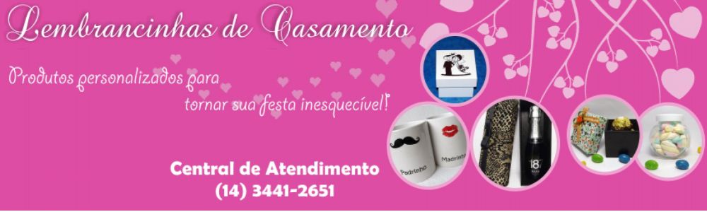 Lembrancinhas de Casamento Personalizadas