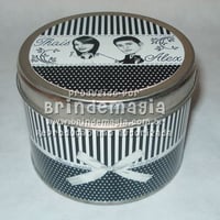 Lembrancinha para Casamento - Latinha Personalizada, temos várias outras opções.
