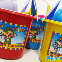 Baldinho de praia personalizado - em qualquer tema!