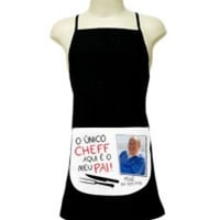AVENTAL PRETO OU BRANCO