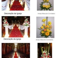 Decoração Cerimonia e Arranjos de Mesas