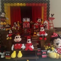 Decoração Mickey e Minnie