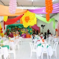 SALÃO PRONTO PRA RECEBER OS CONVIDADOS!