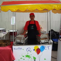 Barraca de alimentação.