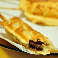 Crepe suíço de chocolate