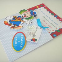 Convite Minha Festa. Possível adaptar a qualquer tema.