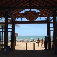 Portão de saída para Praia