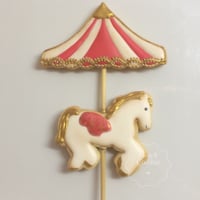 Biscoitos Decorados - Topo de bolo Carrossel