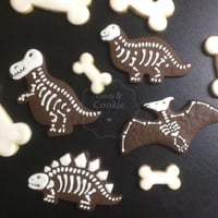 Biscoitos Decorados - Dino Fósseis