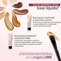Pele com acabamento Matte
? Controla o brilho e a oleosidade
? Pele com aspecto jovem e saudável