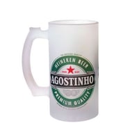 caneca de chopp jateado