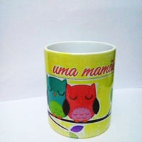 Caneca de cerâmica personalizada, com alta qualidade e definição.